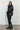 Onyx Faux Leather Jacket - Black