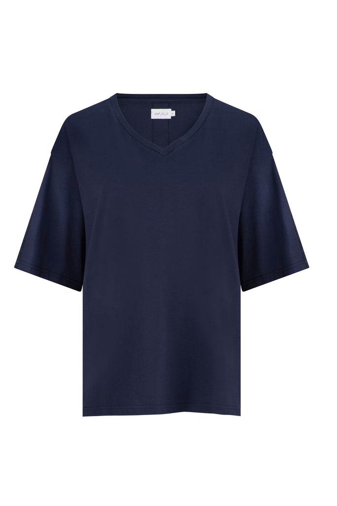 Crispin Tee - Metal Blue