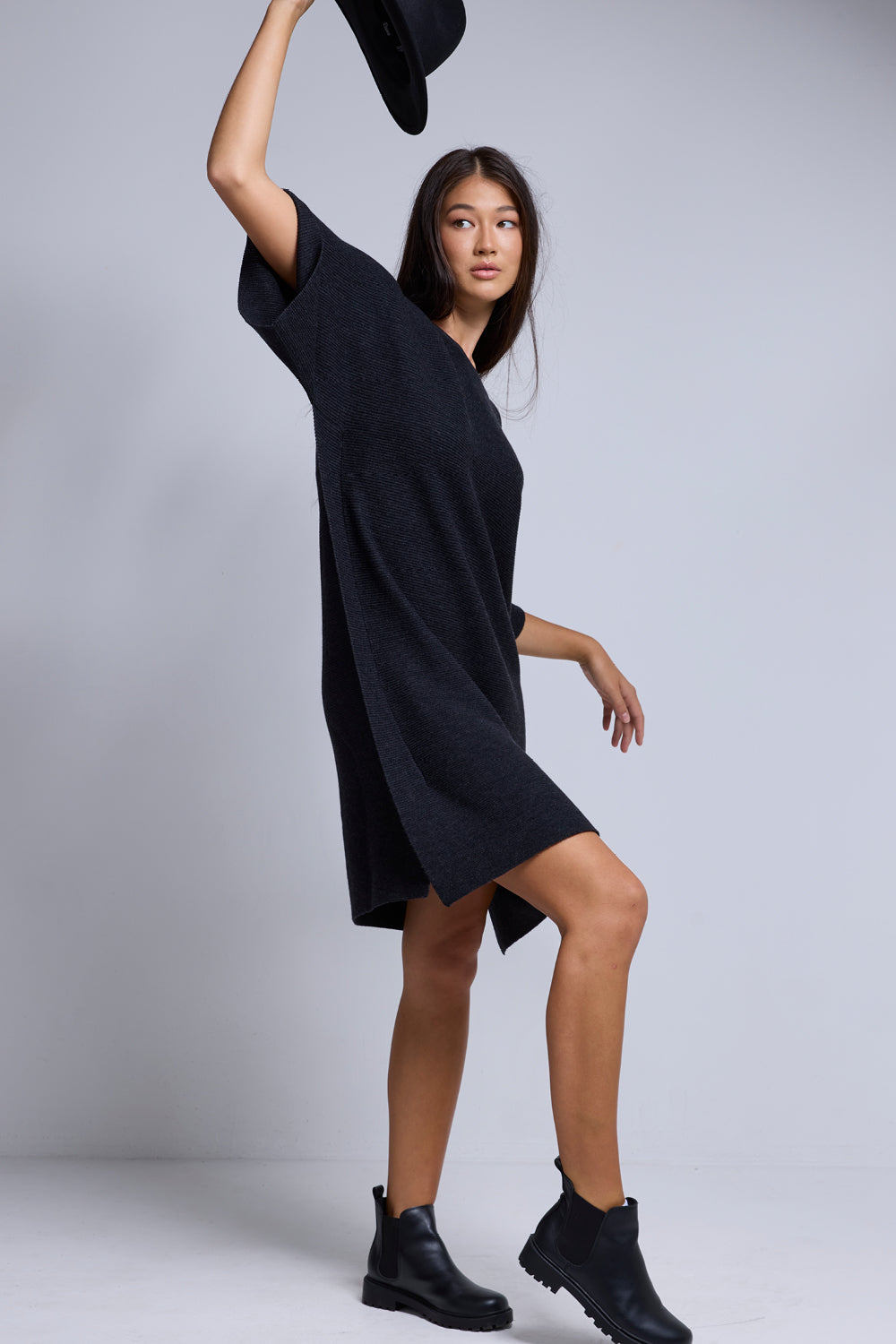 Dee Dress - Charcoal