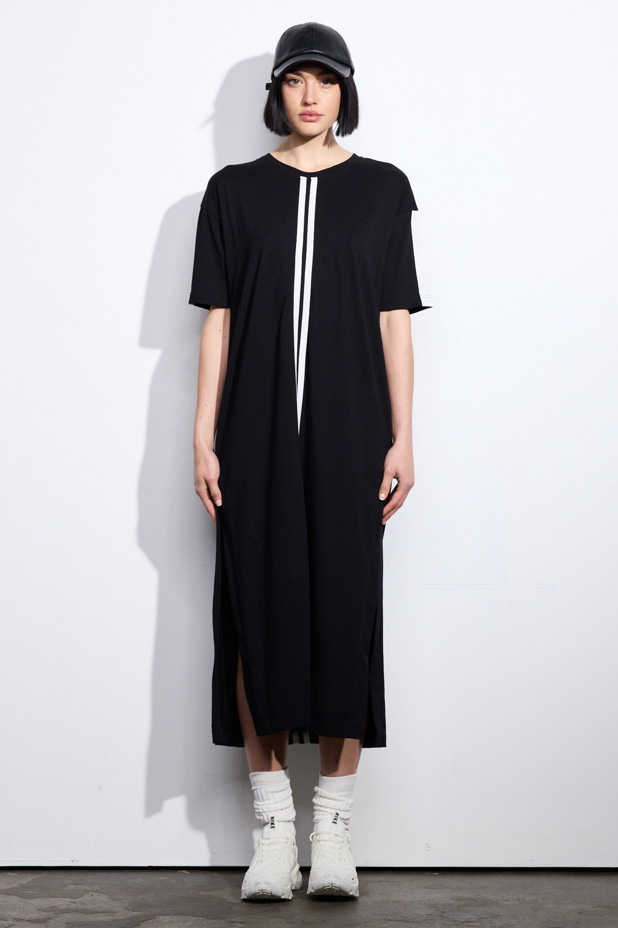 Solange Dress - Black/Ivory