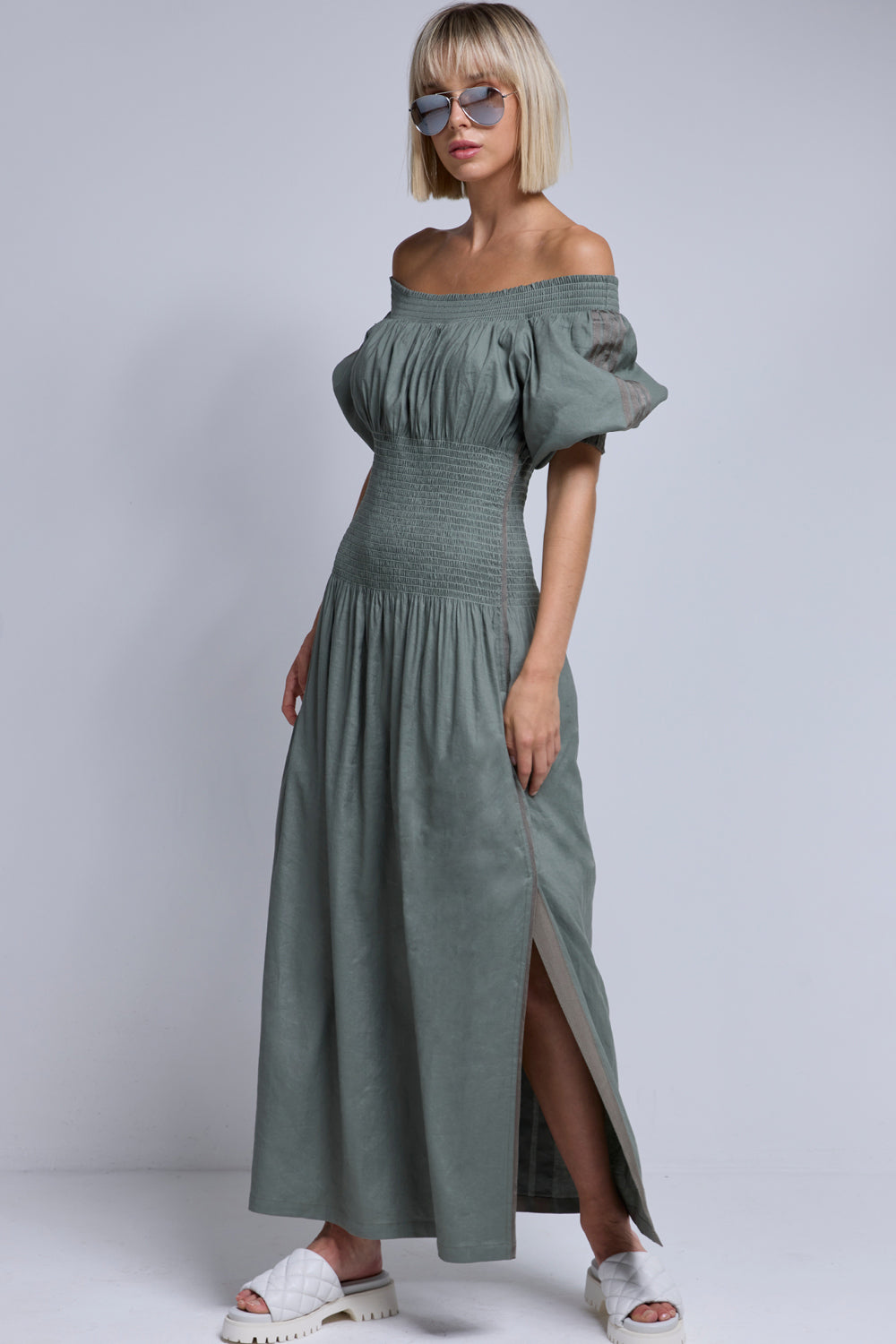 Sydney Dress - Khaki