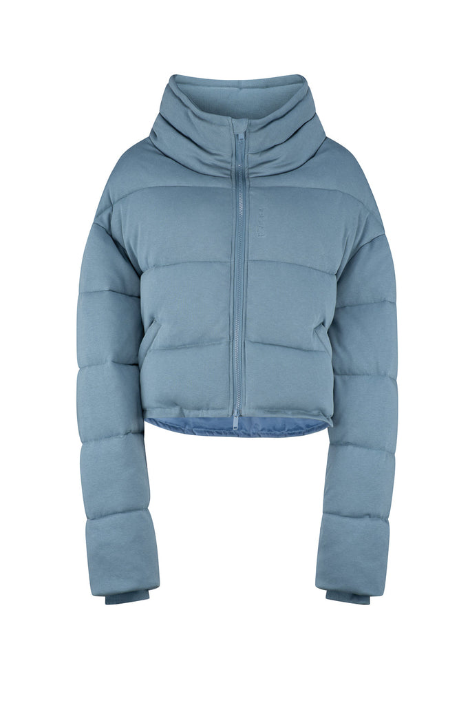 Nova Puffer Jacket - Faded Denim