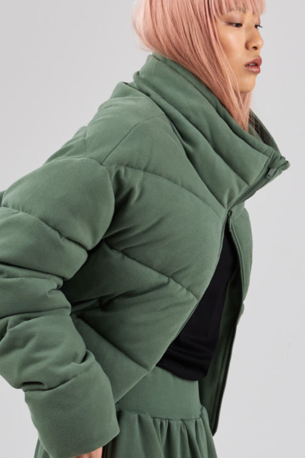 Nova Puffer Jacket - Ivy Green