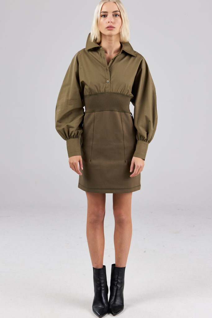 Bianca Dress - Army Green