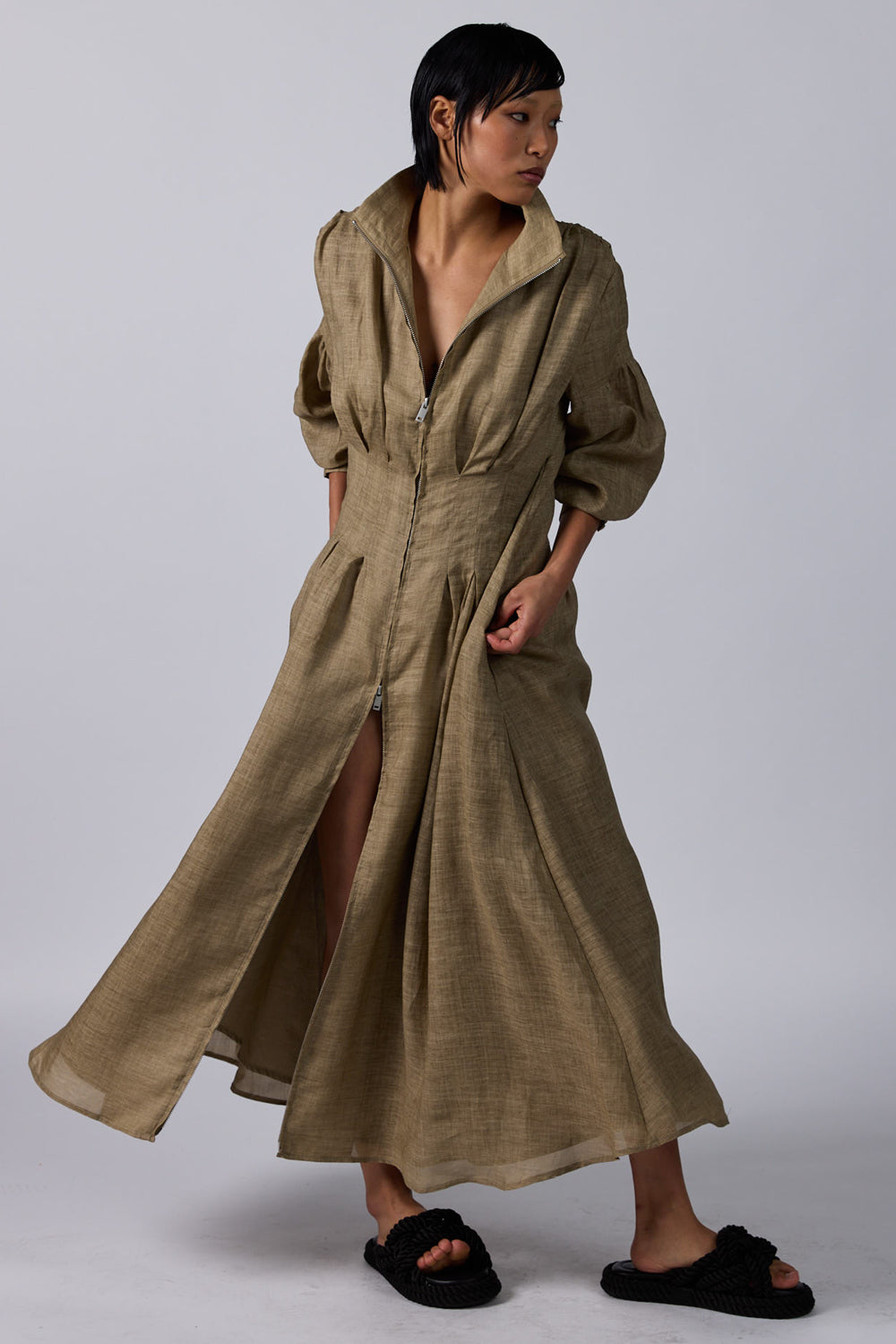 Manhattan Maxi Dress - Wheat