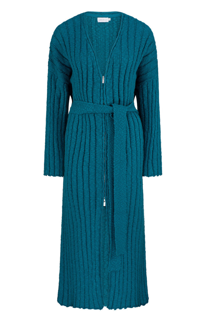 Margarita Maxi Cardi - Petrol Blue