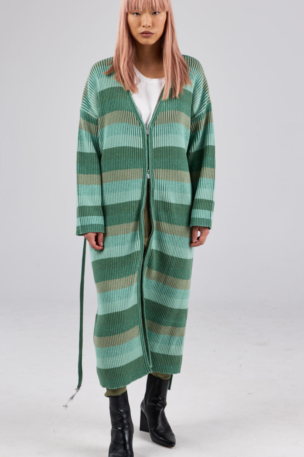 Eclair Maxi Cardi - Sweet Pea Stripe