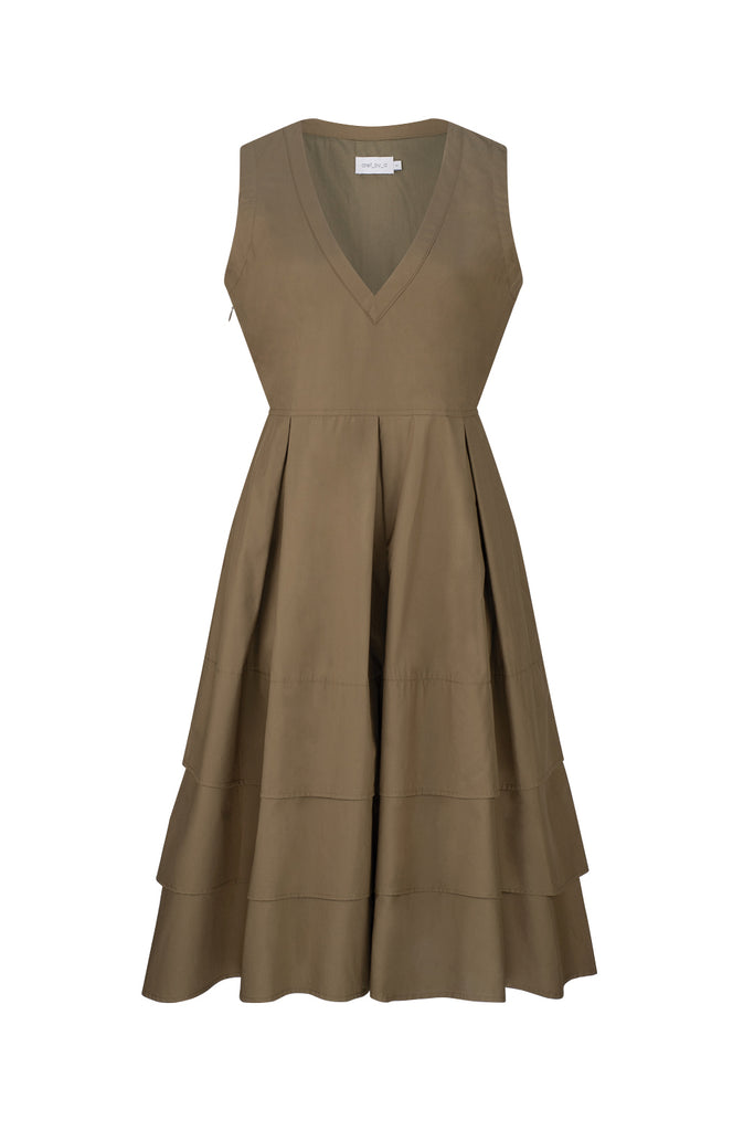 Brisk Dress - Army Green