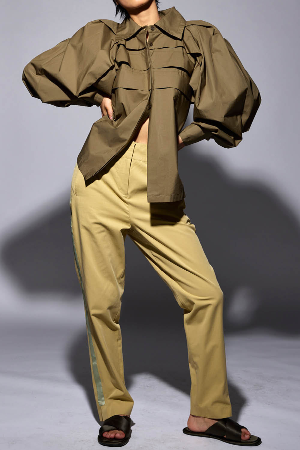Champagne Shirt - Khaki