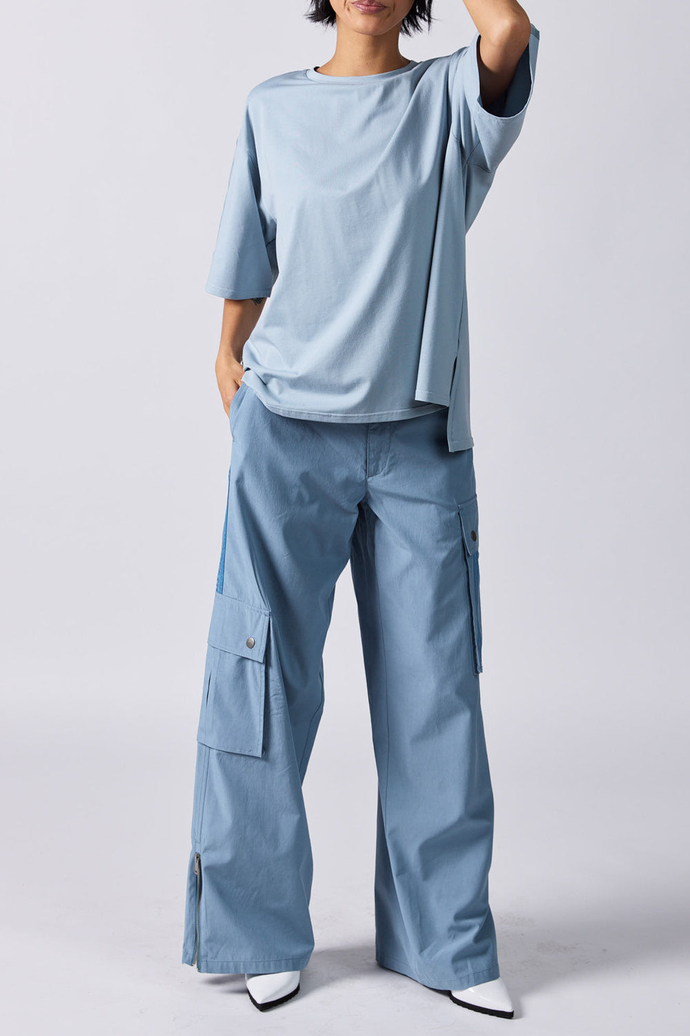 Brief Tee - Powder Blue