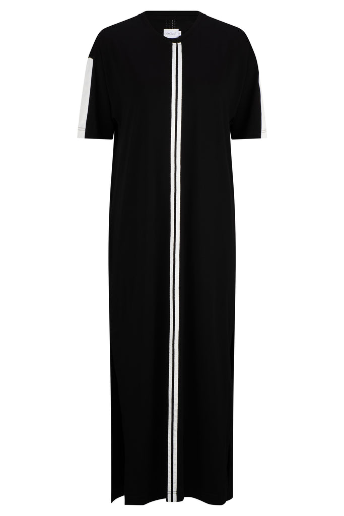 Solange Dress - Black/Ivory