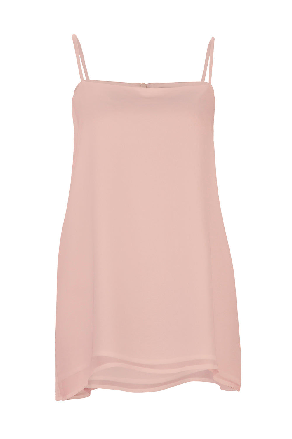 Carbon | Silk Chiffon Cami - Pink