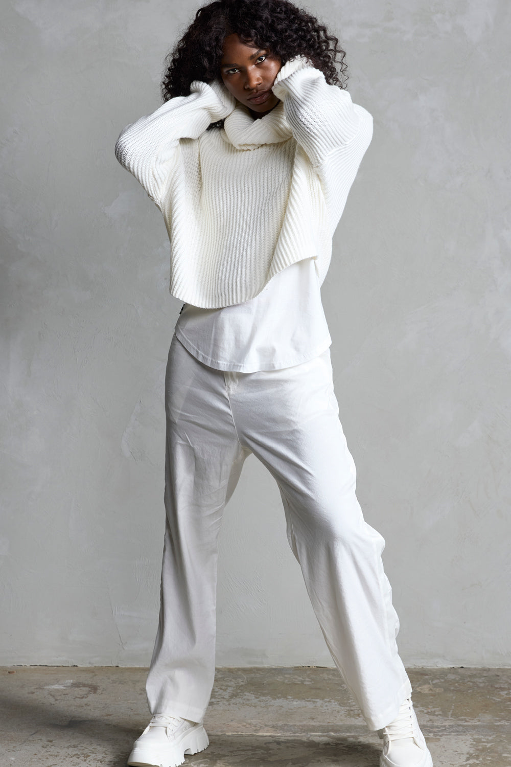 Pine Jumper - White