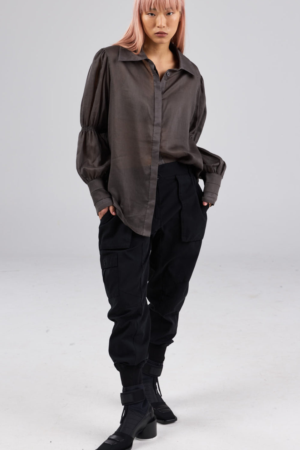 Mira Shirt - Charcoal