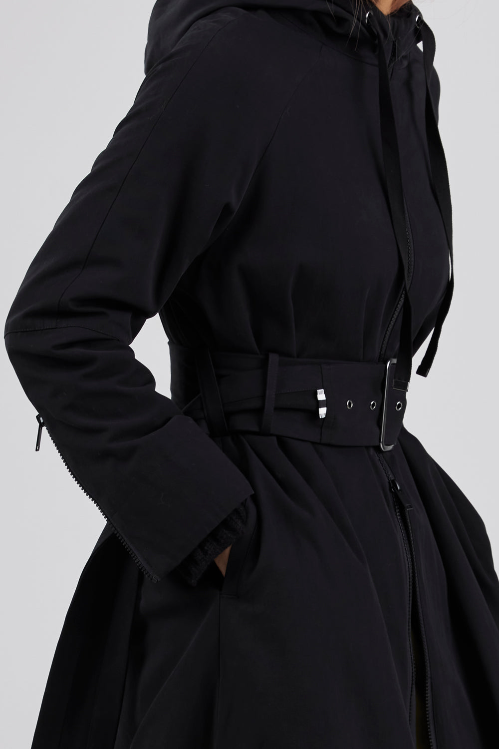 Helene Trench Coat - Black