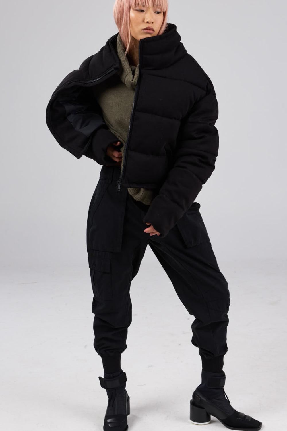 Nova Puffer Jacket - Black