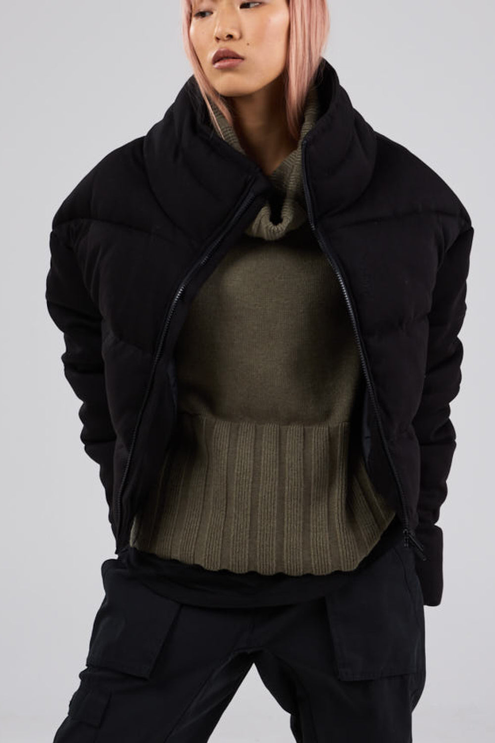 Nova Puffer Jacket - Black