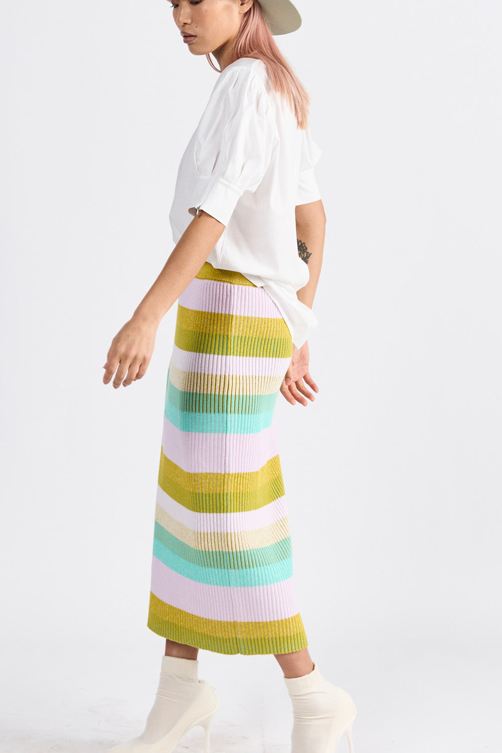 Rosette Skirt - Rainbow